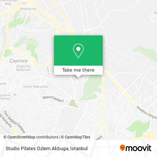 Studio Pilates Ozlem Akbuga map