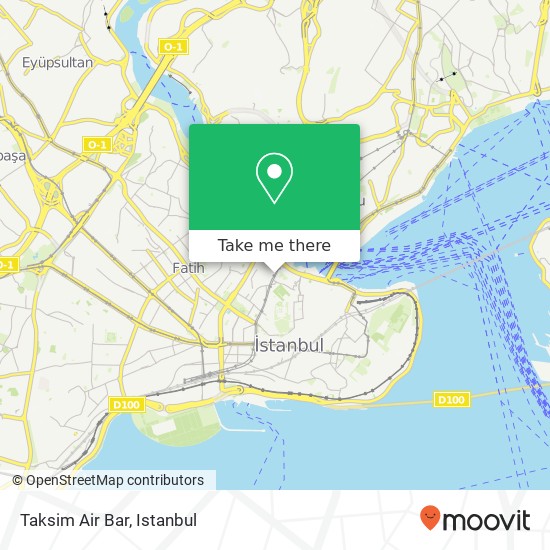 Taksim Air Bar map