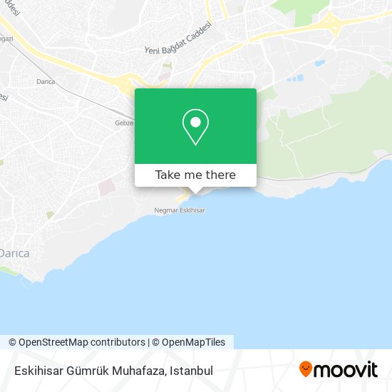 Eskihisar Gümrük Muhafaza map