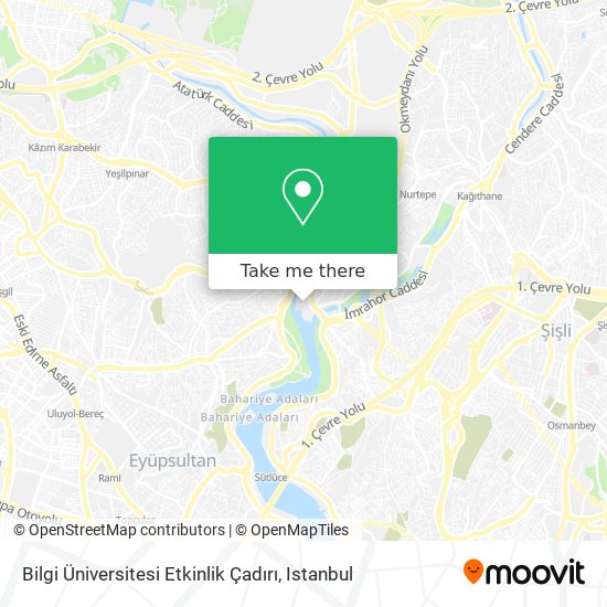 Bilgi Üniversitesi Etkinlik Çadırı map