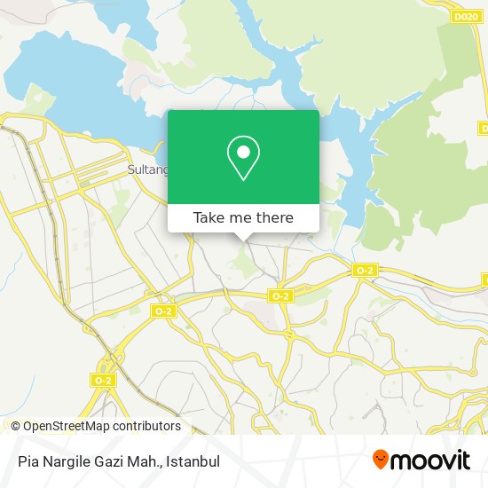 Pia Nargile Gazi Mah. map
