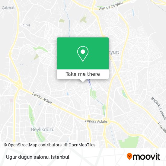 Ugur dugun salonu map