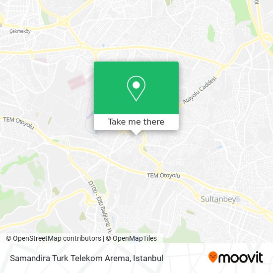 Samandira Turk Telekom Arema map