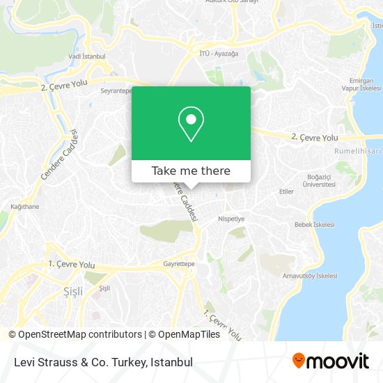 Levi Strauss & Co. Turkey map