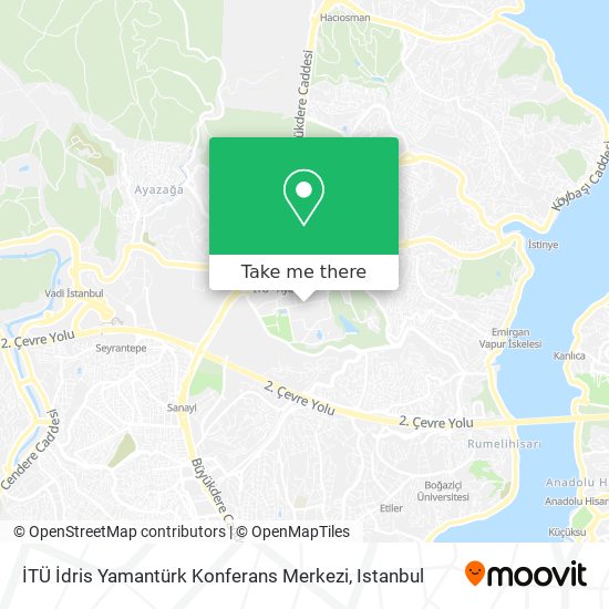 İTÜ İdris Yamantürk Konferans Merkezi map