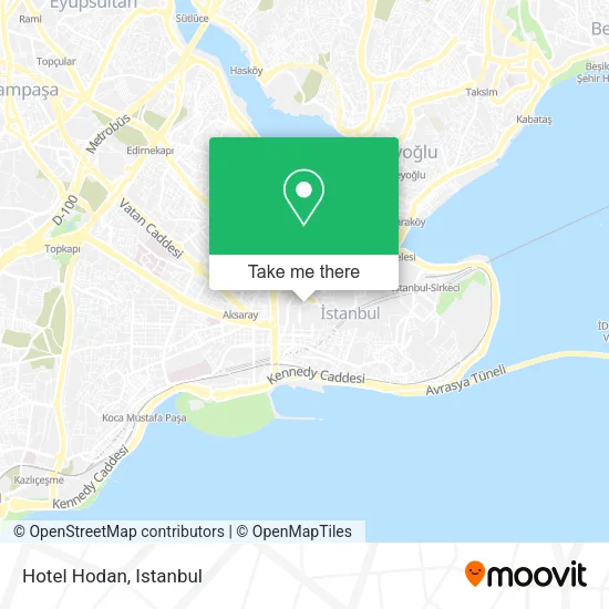Hotel Hodan map
