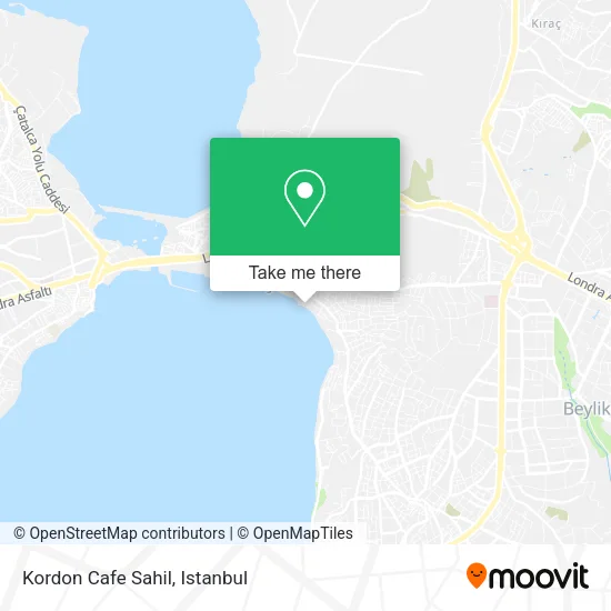 Kordon Cafe Sahil map