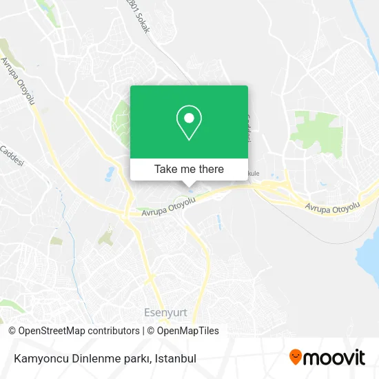 Kamyoncu Dinlenme parkı map