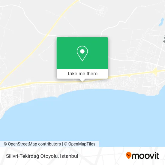 Silivri-Tekirdağ Otoyolu map