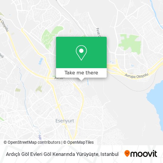 Ardıçlı Göl Evleri Göl Kenarında Yürüyüşte map