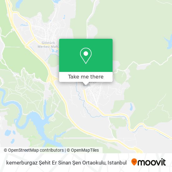 kemerburgaz Şehit Er Sinan Şen Ortaokulu map