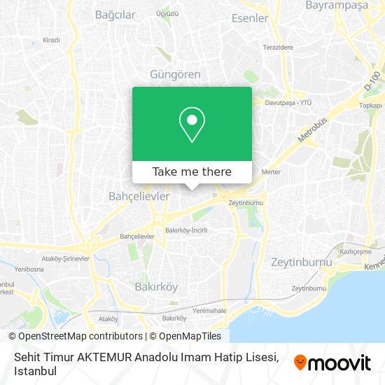 Sehit Timur AKTEMUR Anadolu Imam Hatip Lisesi map