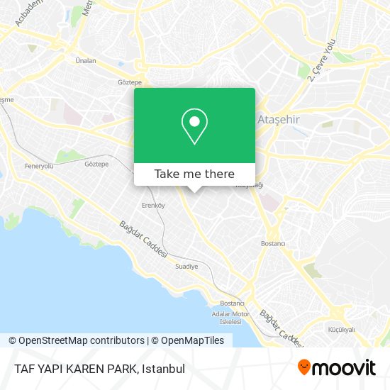 TAF YAPI KAREN PARK map