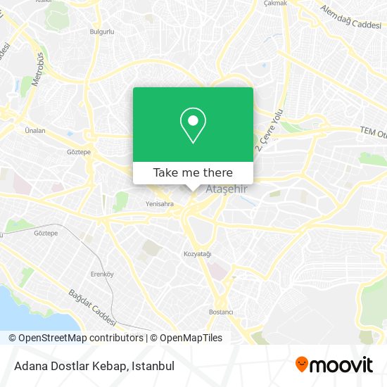 Adana Dostlar Kebap map