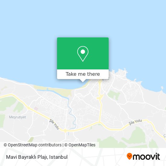 Mavi Bayraklı Plajı map