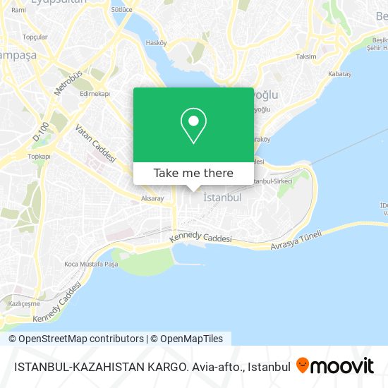 ISTANBUL-KAZAHISTAN KARGO. Avia-afto. map