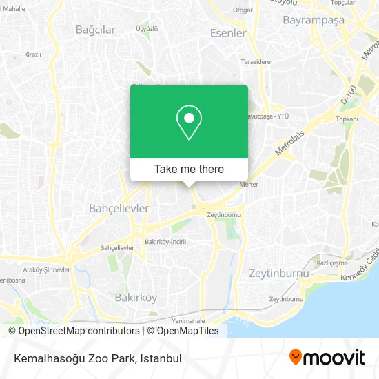 Kemalhasoğu Zoo Park map