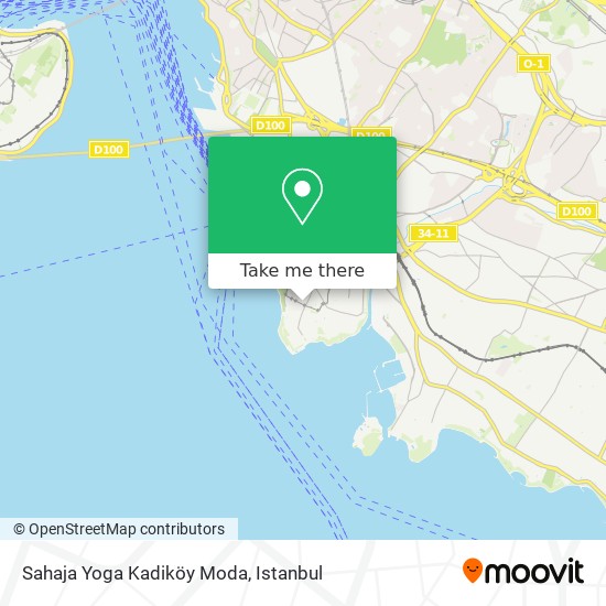 Sahaja Yoga Kadiköy Moda map