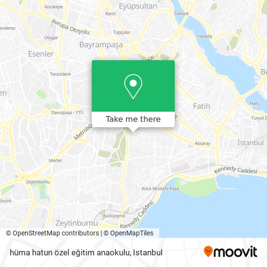 hüma hatun özel eğitim anaokulu map