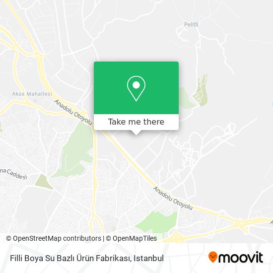 Filli Boya Su Bazlı Ürün Fabrikası map