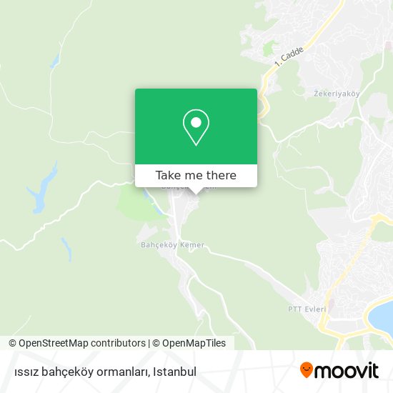 ıssız bahçeköy ormanları map