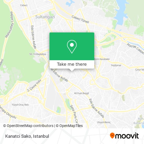 how to get to kanatci sako in gaziosmanpasa by bus metro or cable car