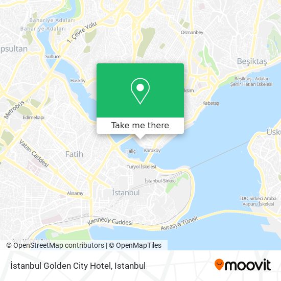 İstanbul Golden City Hotel map