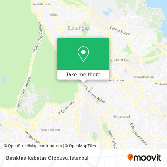 Besiktas-Kabatas Otobusu map