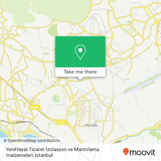 YeniHayat Ticaret İzolasyon ve Mantolama malzemeleri map