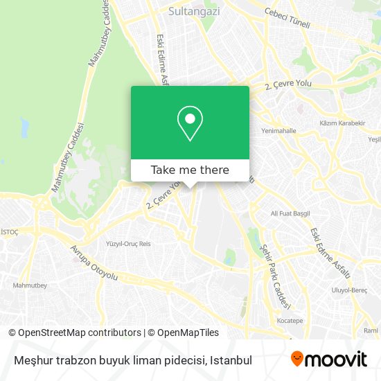 Meşhur trabzon buyuk liman pidecisi map