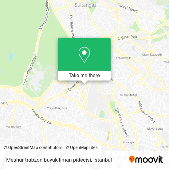 Meşhur trabzon buyuk liman pidecisi map