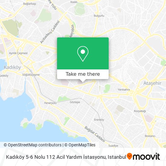 Kadıköy 5-6 Nolu 112  Acil Yardım İstasyonu map