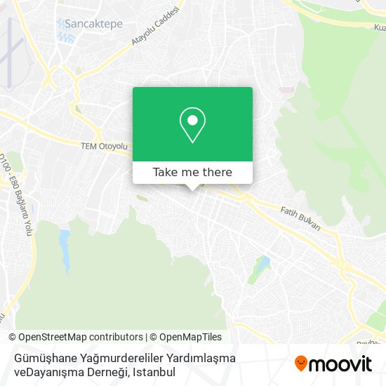 Gümüşhane Yağmurdereliler Yardımlaşma veDayanışma Derneği map