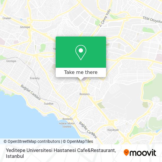 Yeditepe Universitesi Hastanesi Cafe&Restaurant map