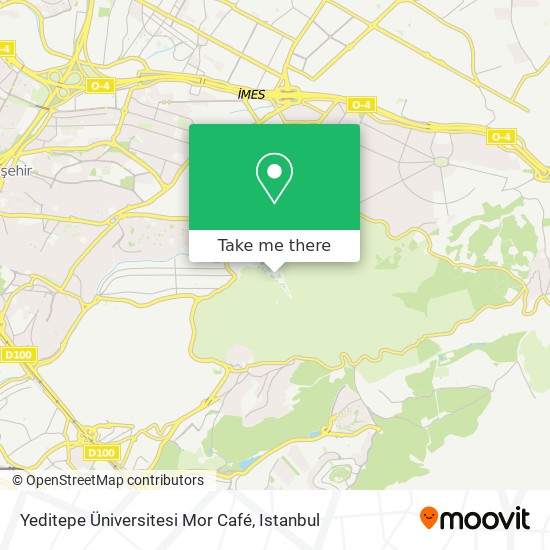 Yeditepe Üniversitesi Mor Café map