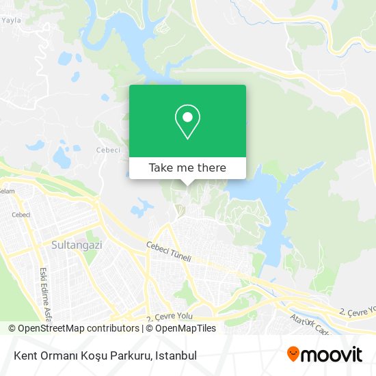 Kent Ormanı Koşu Parkuru map