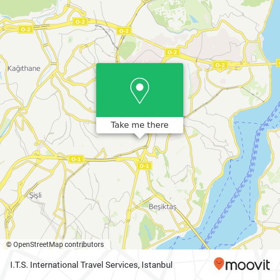 I.T.S. International Travel Services map