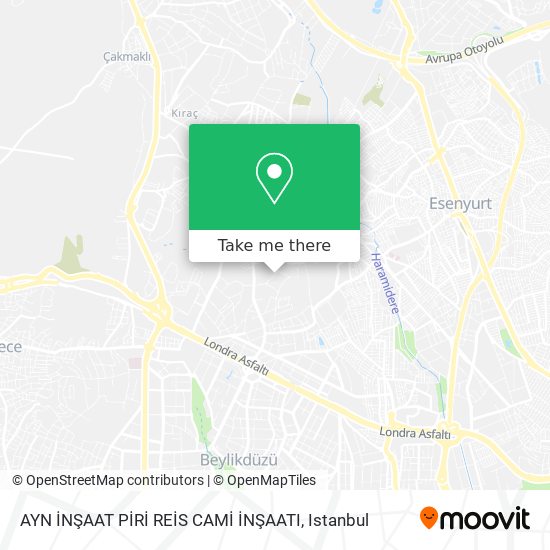 AYN İNŞAAT PİRİ REİS CAMİ İNŞAATI map