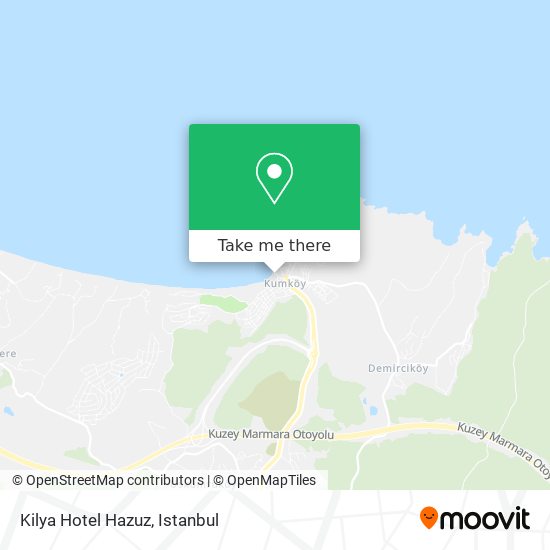 Kilya Hotel Hazuz map