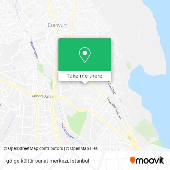 gölge kültür sanat merkezi map