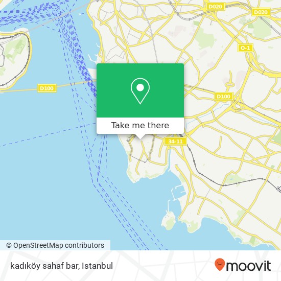 kadıköy sahaf bar map