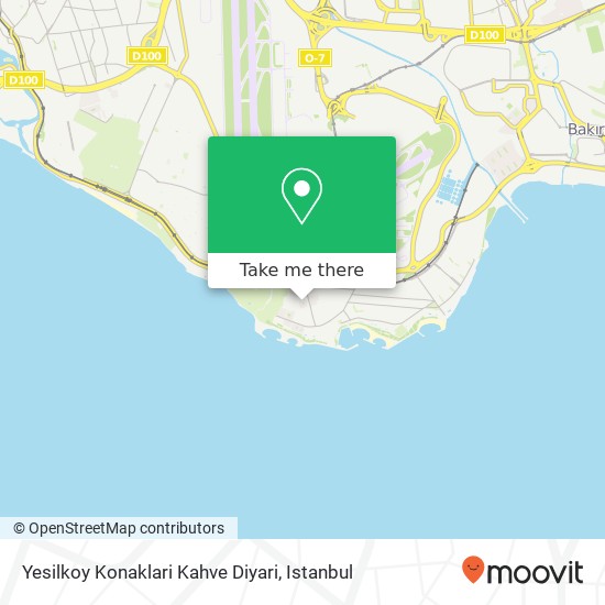 Yesilkoy Konaklari Kahve Diyari map