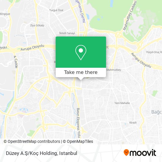 Düzey A.Ş/Koç Holding map