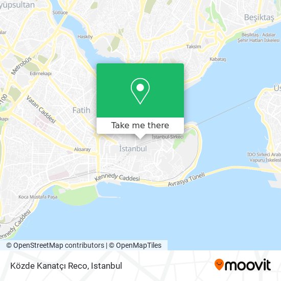 Közde Kanatçı Reco map