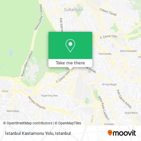İstanbul Kastamonu Yolu map