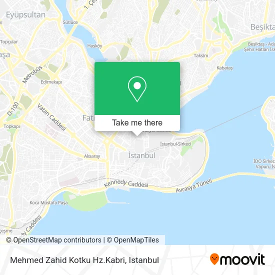 Mehmed Zahid Kotku Hz.Kabri map