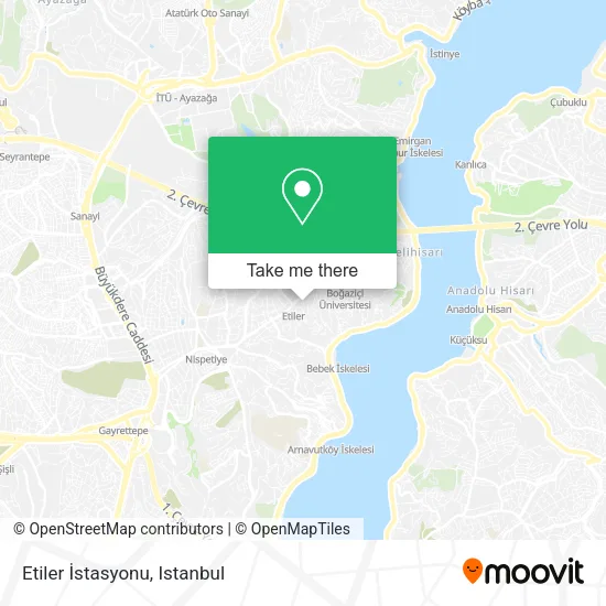 Etiler İstasyonu map