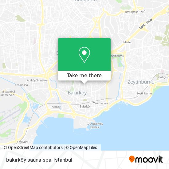 bakırköy sauna-spa map