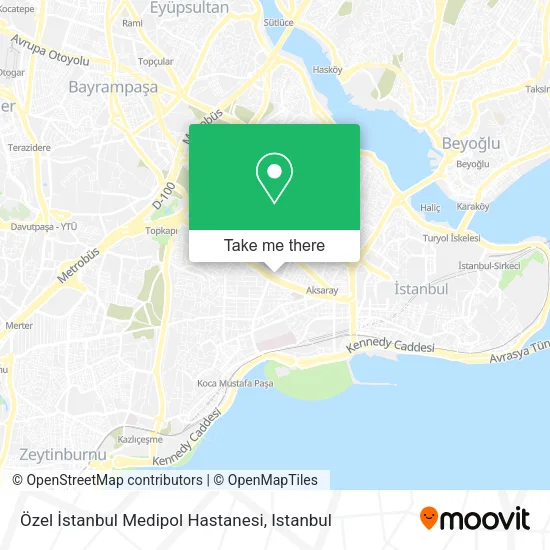 Özel İstanbul Medipol Hastanesi map