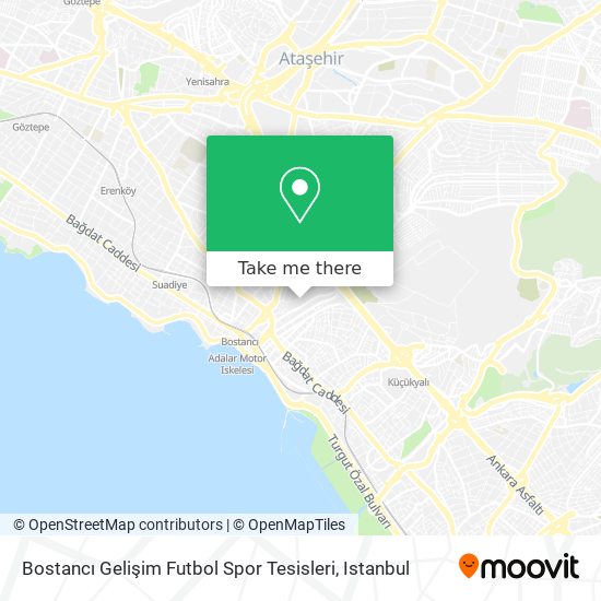 Bostancı Gelişim Futbol Spor Tesisleri map